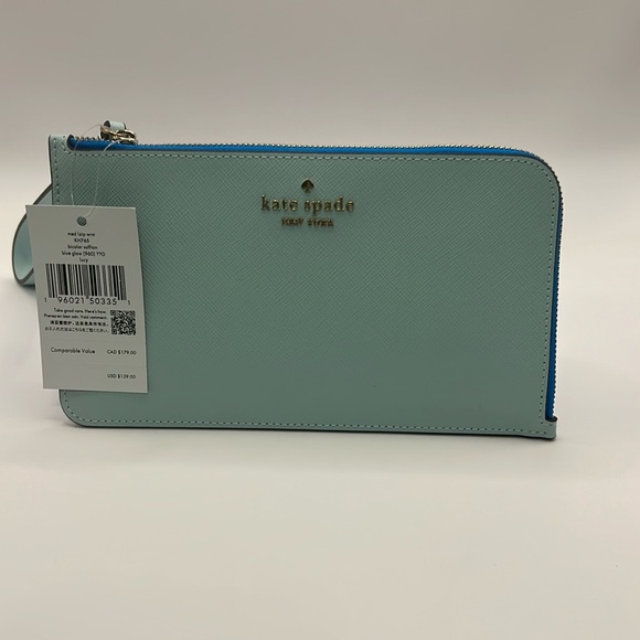 kate spade Handbags - Kate Spade - Lucy Bicolor Medium L Zip Wristlet